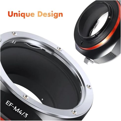 عدسة EOS EF إلى M43 M4/3 محول تركيب متوافق مع عدسة Canon EOS EF إلى M4/3 MFT محول العدسة in Saudi Arabia