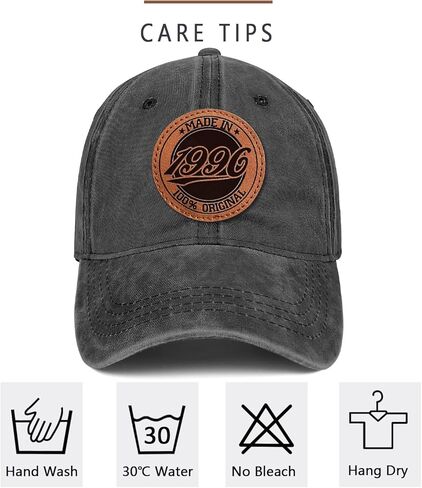 30th Birthday Gifts for Women 30th Birthday Decorations 1995 Vintage Hat 30 Year Old Birthday Gifts for Her 100% Cotton Baseball Cap in Saudi Arabia
