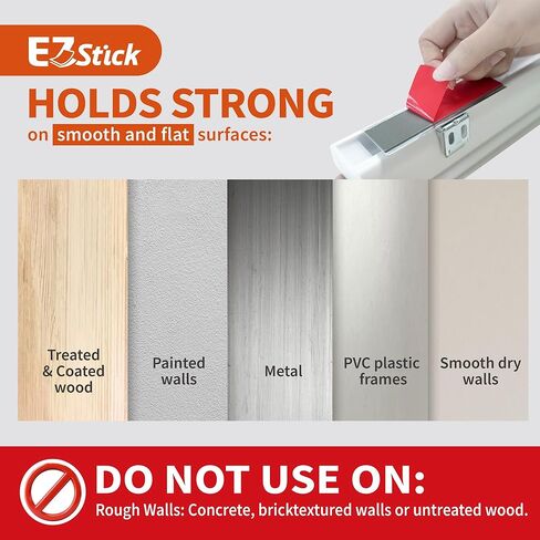 DEZ FURNISHINGS EZ Stick No Drill No Tools لاسلكي 1 بوصة ظل مطوي مرشح للضوء، 32 بوصة عرض × 64 بوصة ارتفاع، جملي in Kuwait