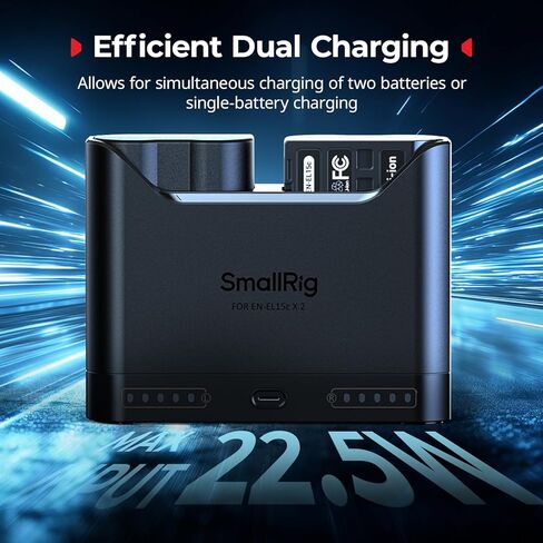 شاحن بطارية SMALLRIG EN-EL15c لنيكون وشاحن USB-C بقدرة 240 واط in Saudi Arabia