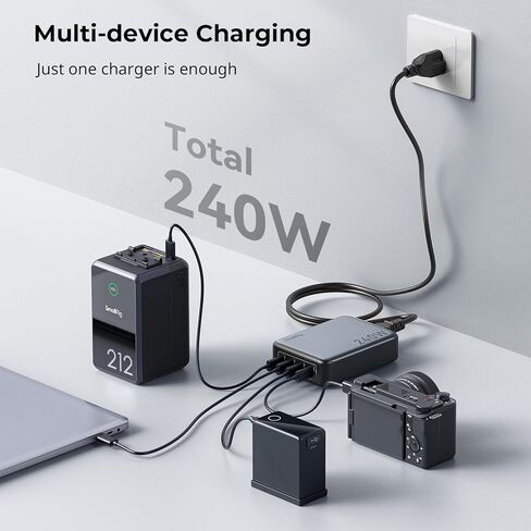 شاحن بطارية SMALLRIG EN-EL15c لنيكون وشاحن USB-C بقدرة 240 واط in Saudi Arabia