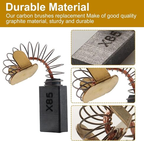 مجموعة فرش الكربون لـ 1619X01351،1619X08020،1619X07410،2610320391، منشار بديل لفرش الكربون مناسب لـ Skil HD77-S77 CIR SAW (عبوتان) in Kuwait