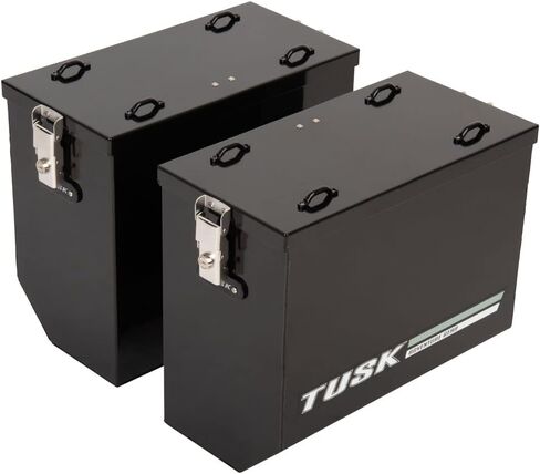 Tusk Aluminium Panniers V2 متوسطة الأسود in Saudi Arabia