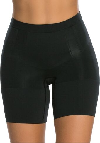 SPANXsculpt OnCore High-Waisted Mid-Thigh Short - Powerful Sculpting Shapwear for Women - Level 3 Compression - Core Control - Very Black - 1X - Petite in Kuwait