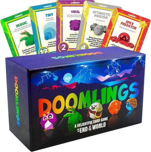 Shadow Puppets Bolster Expansion for Doomlings - Introducing 40 New Cards & Four Haunting New Species of Doomlings: Deeplings, Glitterlings, Moonlings, and Fuzelings (40 Card Bolster Pack) in Kuwait