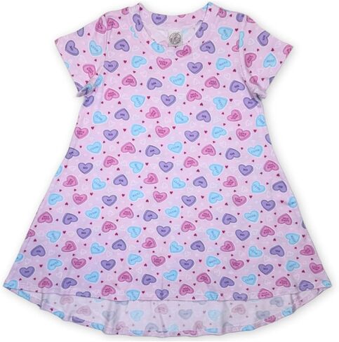 Esme Girl's Crew Neck Short Sleeve Dress Size Small (4-5), M (6-6x) L (7-8) XL (10-12) XXL (14) in Kuwait