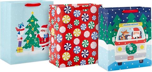 Hallmark Dr. Seuss Grinch Christmas Gift Bag Bundle for Kids (4 Bags: 2 Medium 9", 2 Large 13") Cindy Lou Who, Max the Dog, Red and Green Snowflakes in Saudi Arabia