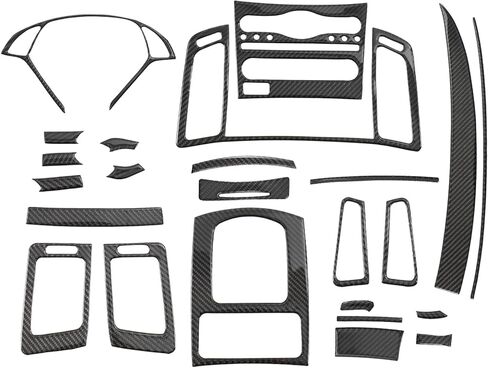 Gear Shift Panel Cover for Toyota Tacoma 2025 2024 Carbon Center Console Interior Trim Kit ABS in Saudi Arabia