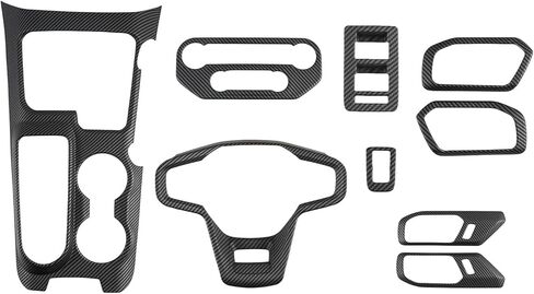 Gear Shift Panel Cover for Toyota Tacoma 2025 2024 Carbon Center Console Interior Trim Kit ABS in Saudi Arabia