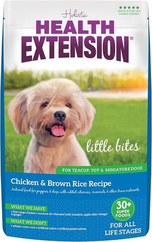 Health Extension Little Bites Chicken & Brown Rice Puppy Food – 3.5 lb Bag – Fresh Chicken First Ingredient with 30+ Superfoods – Natural, Complete & Balanced Nutrition for Small Breed Puppies in Kuwait