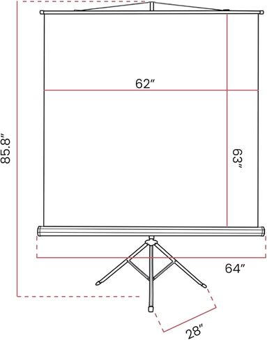 Arozzi شاشة خضراء فائقة الاتساع مقاس 63 بوصة × 62 بوصة خلفية شاشة خضراء محمولة قابلة للطي ومقاومة للتجاعيد للتصوير الفوتوغرافي والفيديو قابلة للطي in Kuwait