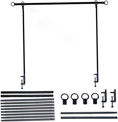 حامل قوس بالون حديد قابل للتعديل، حامل خلفية متعدد الأغراض لديكور أعياد الميلاد والزفاف والحفلات in Kuwait