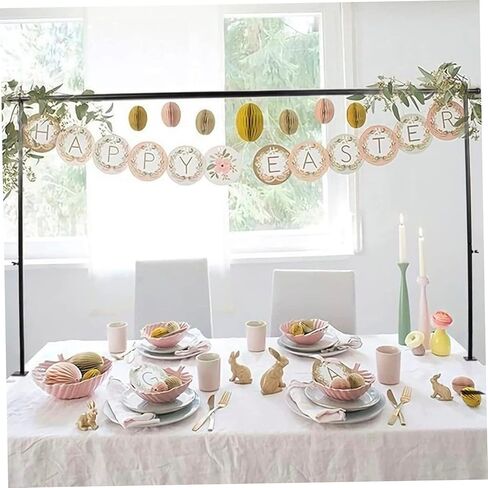 حامل قوس بالون حديد قابل للتعديل، حامل خلفية متعدد الأغراض لديكور أعياد الميلاد والزفاف والحفلات in Kuwait