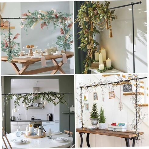 حامل قوس بالون حديد قابل للتعديل، حامل خلفية متعدد الأغراض لديكور أعياد الميلاد والزفاف والحفلات in Kuwait