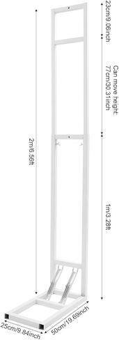 حامل خلفية قوس الزفاف حامل قوس بالون قابل للطي مع ارتفاع قابل للتعديل 76.2 سم، حامل ملصق حديد أبيض قائم بذاته لحفلات الزفاف، الاقتراحات، ديكور كشك الصور in Kuwait