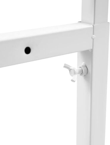 حامل خلفية قوس الزفاف حامل قوس بالون قابل للطي مع ارتفاع قابل للتعديل 76.2 سم، حامل ملصق حديد أبيض قائم بذاته لحفلات الزفاف، الاقتراحات، ديكور كشك الصور in Kuwait