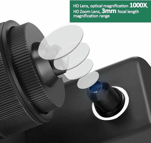 Diamond Girdle Code Viewer, Biological Microscope Kit, Diamond Girdle Code Microscope, Suitable for Jewelry Inspection and Processing in Jewelry Stores in Kuwait