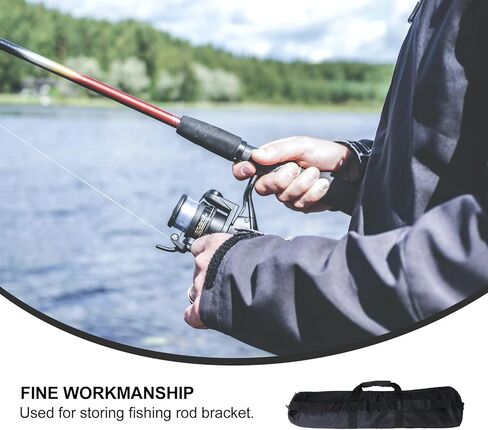 Heavy Duty Tripod Storage Bag with Shoulder Strap, 80Cm Long Photography Stand Organizer for Travel and Outdoor Use, Black Sturdy Tripod Carrying Case in Kuwait