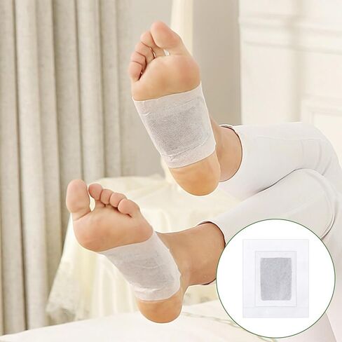 20PCS Deep Cleansing Foot Pads,Natural Bamboo Ginger Powder Foot Patches for Relaxation, Sleep Aid,Relieve Stress in Kuwait