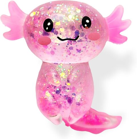 Axolotl Squishy Leaff Leaff Toy Toy Glitter Toys Toys Cute Malt Malt Axolotl Toy Toy Toys Toys البالغين تململون ألعابًا للأطفال البالغين ، وتفضل الحفلات على إغاثة القلق. in Kuwait