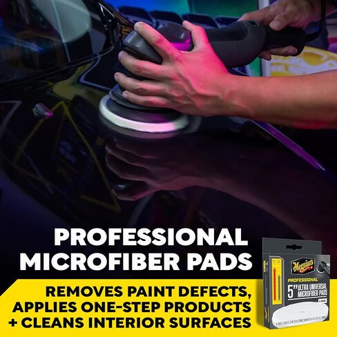 وسادة من الألياف الدقيقة الاحترافية مقاس 5 بوصات من Meguiar، قطعتان، 12/CV in Saudi Arabia