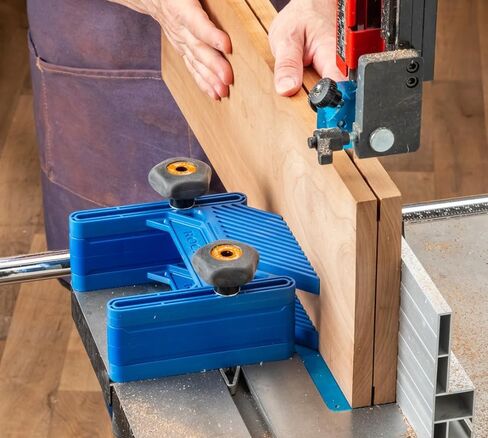 Double Featherboard for Table Saws – Extra Height & Precise Adjustment Feather Boards for Woodworking w/ 2 Featherboards, Knobs & Risers – Woodworking Accessories for Drill Press & Router Kit in Saudi Arabia
