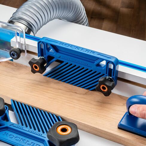 Double Featherboard for Table Saws – Extra Height & Precise Adjustment Feather Boards for Woodworking w/ 2 Featherboards, Knobs & Risers – Woodworking Accessories for Drill Press & Router Kit in Saudi Arabia