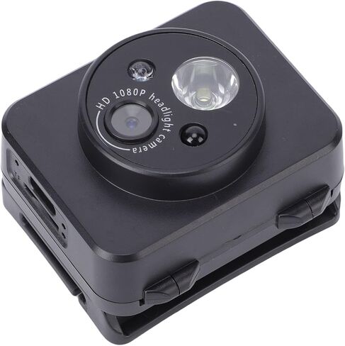 كاميرا أمامية Zopsc 1080P HD 2MP مع ضوء LED للأنشطة الخارجية، تسجيل حر اليدين، عمر بطارية طويل، مادة ABS، تدعم بطاقة ذاكرة تصل إلى 128 جيجا (بدون بطاقة ذاكرة) in Saudi Arabia