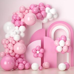 136pcs Pastel Balloons Garland Arch Kit, Pastel Macaron Balloons Daisy Balloon for Wedding Anniversary Easter Birthday Party Decoration in Saudi Arabia