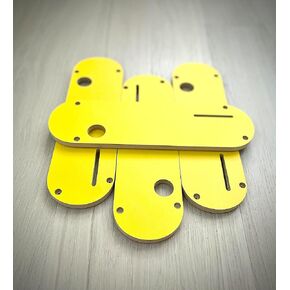 إدراجات Cncdesigns Zero Clearance (4 عبوات) لـ DeWalt DWE7485 مع فتحة سكين التثبيت in Kuwait