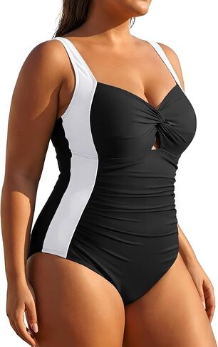 DACI Women Plus Size One Piece Swimsuits - STUME CONTROL SUITS COMPLEAGE COMPLEAGE TOWST RUCHED RUCHEDWEAR 2025 in Saudi Arabia