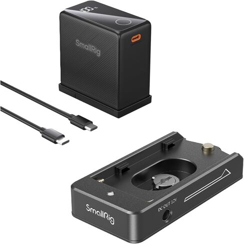 SMALLRIG 10500mAh Replacement USB-C Battery for Sony NP-F970 and NP-F Battery Adapter Plate in Saudi Arabia