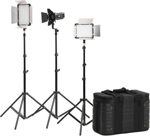 مجموعة إضاءة الفيديو Godox LED500LR 3-Light LED ثنائية اللون in Saudi Arabia