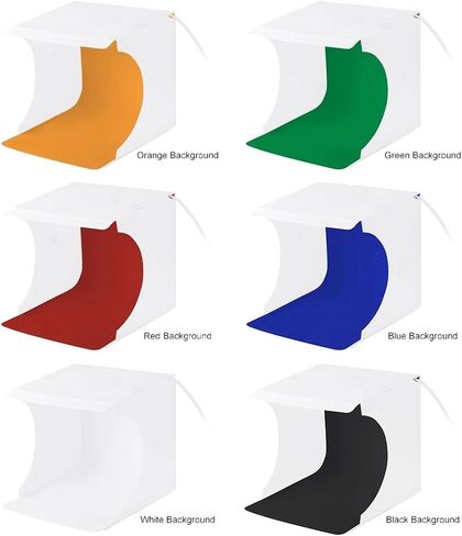 Fydun Mini Folding Lightbox Portable Studio LEDs Panel Soft Box Kit للتصوير الفوتوغرافي للأشياء الصغيرة in Kuwait