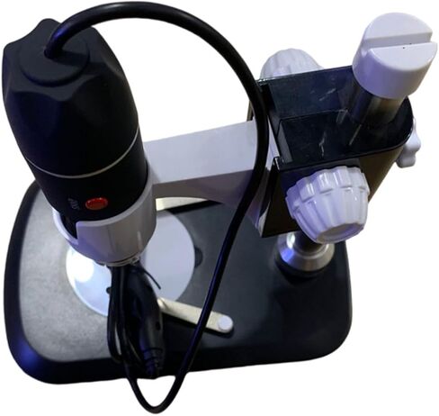 BESPORTBLE Portable Electron Microscope with LED Light USB Digital Magnifier for Jewelry Coins Circuit Board Inspection Lightweight Black Handheld Microscope for Industrial and Educational in Saudi Arabia