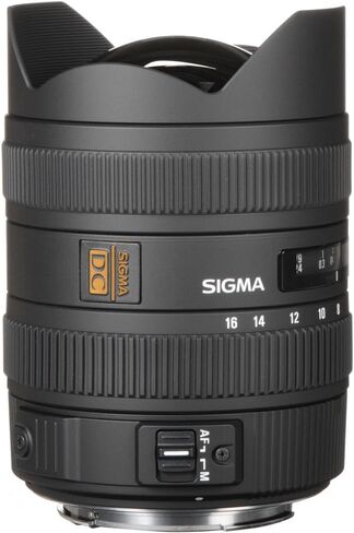 عدسة سيجما 8-16 ملم f/4.5-5.6 DC HSM لكاميرا Canon EF (MFR الجزء # 203101) مثالية للصور الشخصية وحفلات الزفاف والمغامرات الداخلية والخارجية والسفر والتصوير الفوتوغرافي + الملحقات in Saudi Arabia