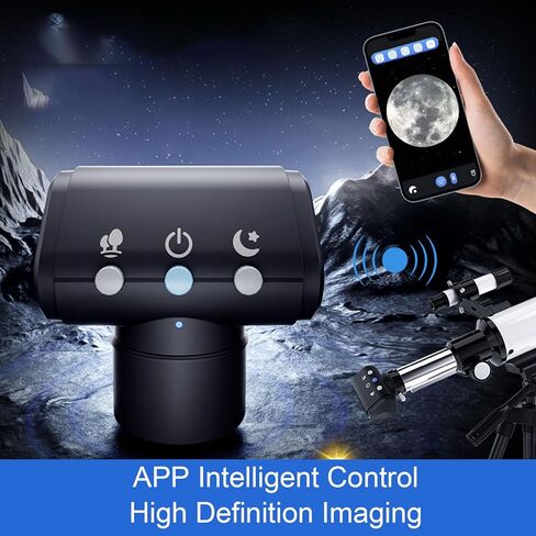 EBTOOLS WiFi Electronic Eyepiece, Full Optical Lens, 1080P 30fps, Compatible 0.965in 1.25in 23.2mm Mounts, Hd Sensor, App, Digital Eyepiece, for Astronomical Telescope Microscope in Kuwait