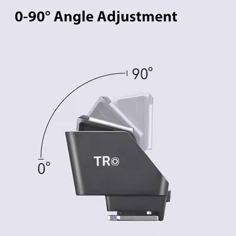 Gugxiom TTL Hot Shoe Riser لـ iT20 O، iT22O، iT30Pro O Mini Flash، موسع الحذاء الساخن، تعديل إمالة 0-90، يرفع ارتفاع الفلاش 30 مم، ويقلل ظل العدسة in Kuwait