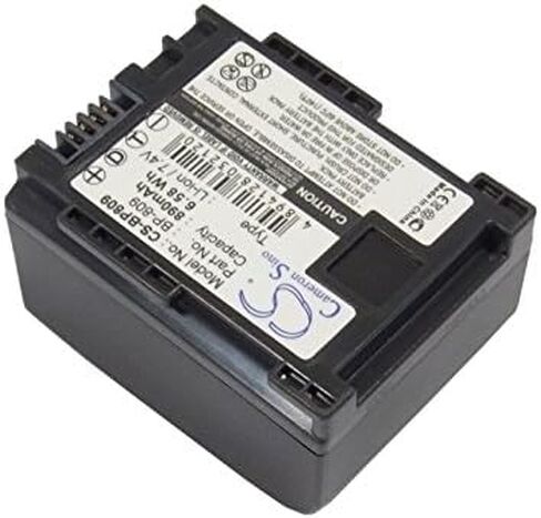 بطارية بديلة 890 مللي أمبير/7.4 فولت لـ VIXIA HF M301 VIXIA HFM41 VIXIA HF21 Vixia HF20 VIXIA HF200 Vixia HF10 FS100 كاميرا فيديو ذات ذاكرة فلاش VIXIA HF S20 VIXIA XA25 VIXIA HFS30 BP-809/B BP-809 BP-809/S in Kuwait