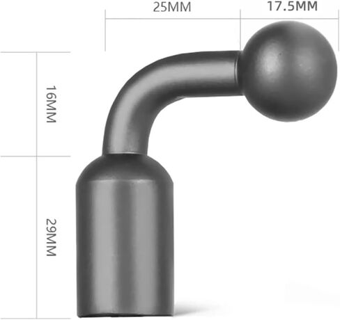 قاعدة مغناطيسية D55mm/D66mm/D88mm إلى محول رأس كروي 17 مم لحامل السيارة، تركيب مغناطيسي للكاميرا، أدوات إضاءة LED ممتازة (محول فضي D88 واط) in Kuwait