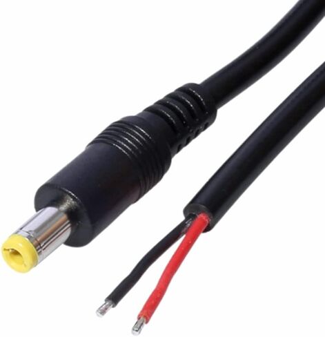 Power Pigtail Cable DC5525 5.5x2.5mm Male Plug Open End Power Wire for Security Camera DVR LED Strip Light in Saudi Arabia
