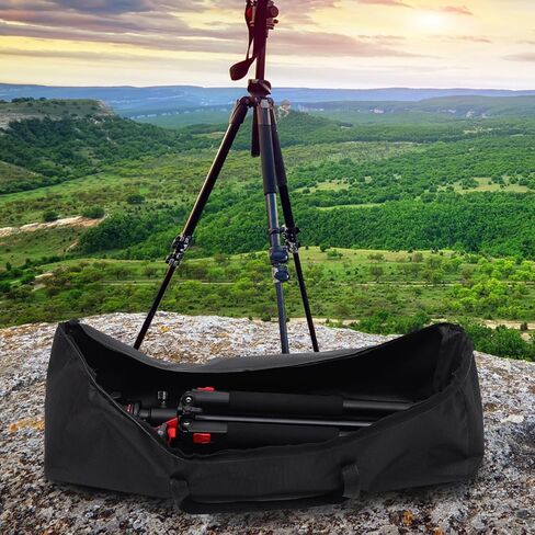 Veemoon Tripod Carrying Case Bag with Double Zipper, Oxford Cloth Photography Equipment Storage Pouch, Portable Foldable Handle for Outdoor Travel, 70X20X20Cm in Saudi Arabia