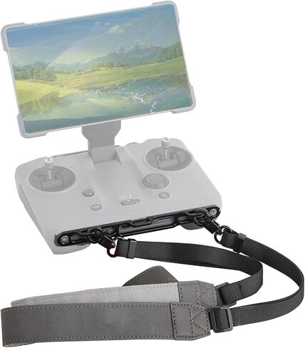 Neck Strap for DJI Mavic 4 pro RC PRO 2 Remote Controller Accessories PU Leather Shoulder Lanyard with CNC Aluminum Alloy 3 Hook Mount Adjustable in Saudi Arabia