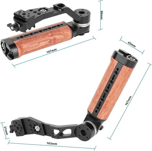 مقبض حبال CAMVATE مع تركيب سريع لسكك حديد الناتو لـ DJI RS 4 Mini، RS 3 Mini، RS3، RS3 Pro، RS4 Pro، RS4، RS 2، RSC 2-3894 in Saudi Arabia
