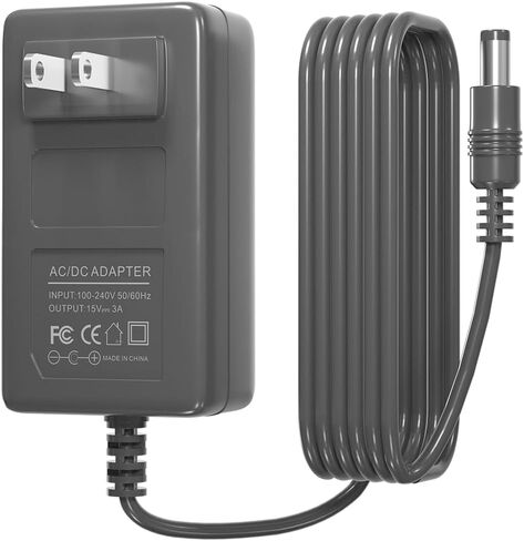 12 Volt 2A Power Adapter Supply AC to DC 2.1/2.5mm X 5.5mm Plug 12v 2 Amp Wall Plug Long 1m Cord Replacement Charger for Security CCTV Camera Speaker LCD Monitor in Saudi Arabia