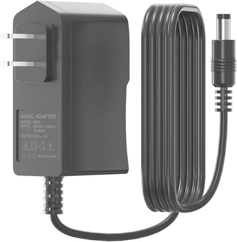 12 Volt 2A Power Adapter Supply AC to DC 2.1/2.5mm X 5.5mm Plug 12v 2 Amp Wall Plug Long 1m Cord Replacement Charger for Security CCTV Camera Speaker LCD Monitor in Saudi Arabia