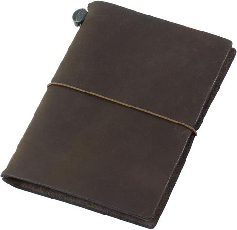 Midori Traveler's Notebook Journal Passport Size - Brown in Saudi Arabia