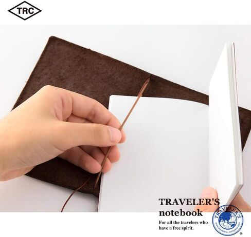 Midori Traveler's Notebook Journal Passport Size - Brown in Saudi Arabia