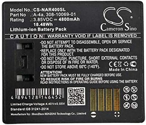 بطارية بديلة Arlo لـ VMC5040 VMA5400-10000S Ultra Ultra 4K UHD Ultra + VMS5140 متوافقة مع 308-10069-01 A-4a(4800 مللي أمبير) in Kuwait
