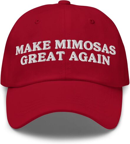 اجعل Mimosas رائع مرة أخرى في لعبة البيسبول قبعة قبعة قبعة ، أسود ، أحمر ، حمراء ، التوت البري والقطن الوردي ، جميع الفصول قبعة الشاحنة in Saudi Arabia